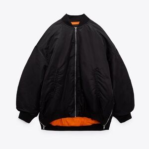 Zara - oversized bomber jacket